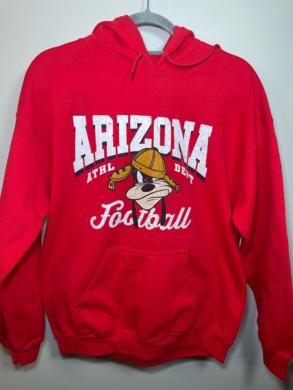 Blue 84 Red Graphic Hoodie with Drawstring